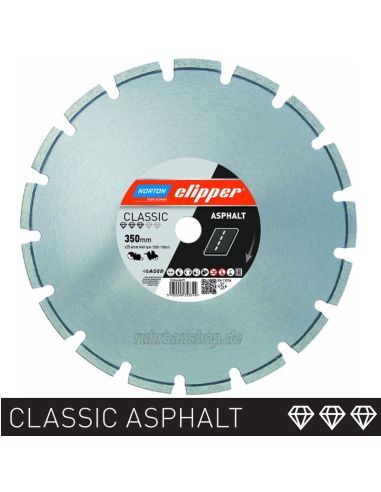 Disque ASPHALTE CLASSIQUE H10 300x25,4