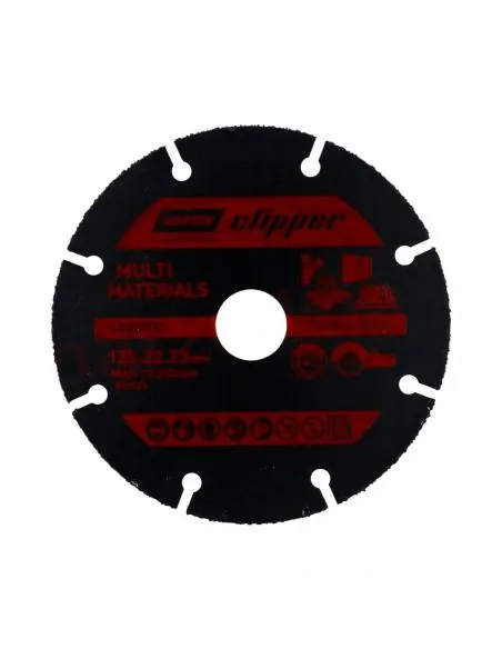 Disque MULTI-MATÉRIAUX 125x22.2