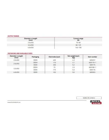 Eletrodos Rutilo Numero elettrico 6013 | %EAN13%