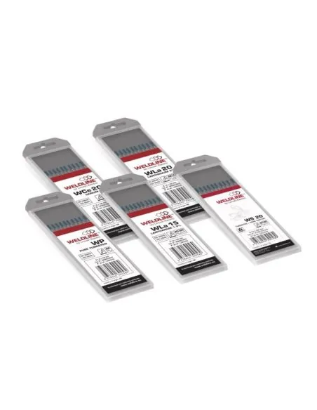 WeldLine TIG WLa 15 Tungsten Electrode, 1.5% Lanthane, 2X150mm (10p) | %EAN13%