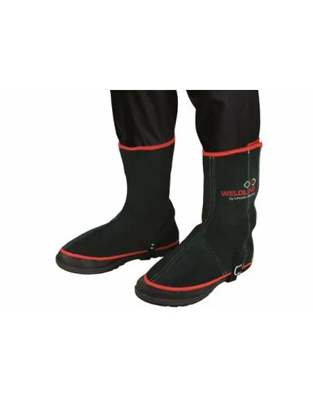 Ghette semicircolari in pelle con cinturino in velcro WeldLine | %EAN13%