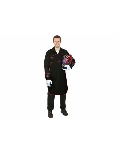 Split leather apron with clips 900X600 WeldLine