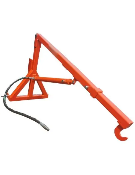 Hydraulisch ausfahrbarer Hecklader für Traktor mit 1,55 x 0,85 m | %EAN13%