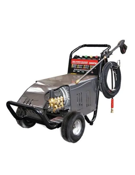 Hidrolavadora Trifásica SportGarden, 5,5KW, 200 Bar, 780 L/h, Acero Inoxidable