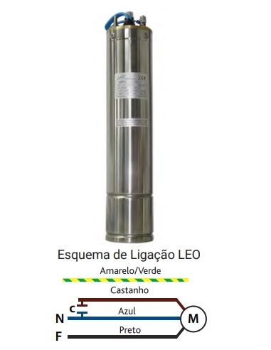 Motor 4" para electrobombas sumergibles LEO 4DWM 0,55- 240v