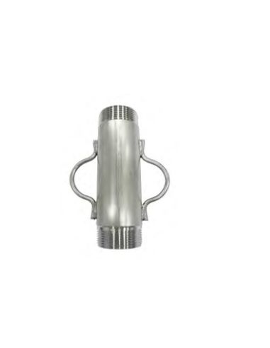 Stainless Steel Barrel with Rings - 1" Thread/Thread