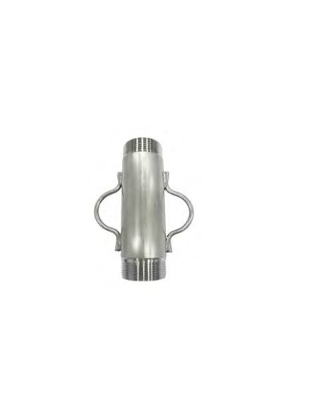 Stainless Steel Barrel with Rings - 1" Thread/Thread