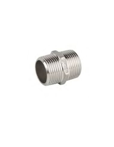 Casquillo Doble en Acero Inoxidable Aisi 316 - 1/2"