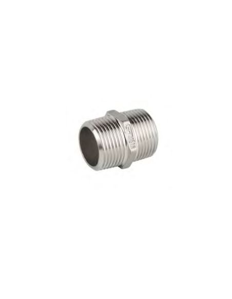 Casquilho Duplo Em Aço Inox Aisi 316- 1/2"