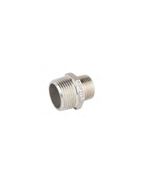 Boccola Doppia Riduzione in Acciaio Inox Aisi 316 - 1/2"x1/4"