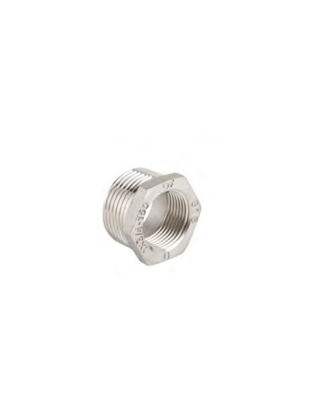 AISI 316 Stainless Steel Reduction Bushing - 1/2"x1/4"