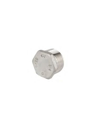 Enchufe Macho en Acero Inoxidable Aisi 316 - 1/2"