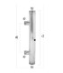 Doppio Collettore Aspirante/Compressione in Acciaio Inox Aisi 304- IX 2X