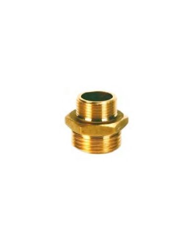 Double Brass Reducing Bushing MM- 1/2”x1/4”