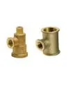 Brass Reducing T-Joint MF- F 1/2” MF 1/4”