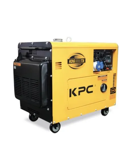 Gerador Diesel KPC KDG8500TA, Insonorizado Monofásico 3000 rpm | %EAN13%
