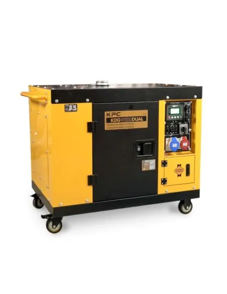 KPC KDG9000 Dual Diesel Generator (einphasig + dreiphasig) 3000 U/min | %EAN13%