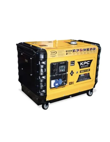 Generatore diesel monofase super silenzioso KPC KDG8500SS da 3000 giri/min | %EAN13%
