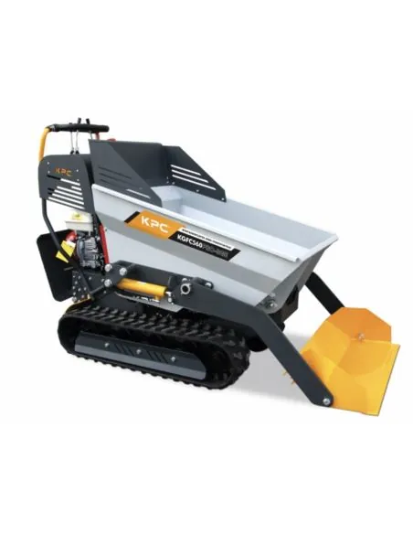 Mini Dumper KPC KGFC560PRO-RGE Gasolina com Basculante e Pá Hidráulica | %EAN13%