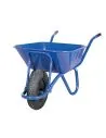 LIS F10 EVO Schubkarre, blaue Metallmulde, Luftrad