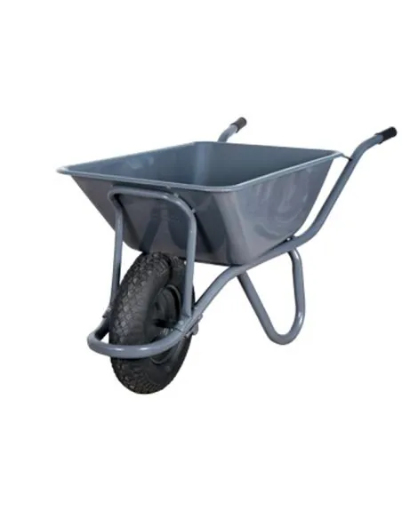 LIS F10 EVO Schubkarre, grau lackierter Stahl, Luftrad | %EAN13%