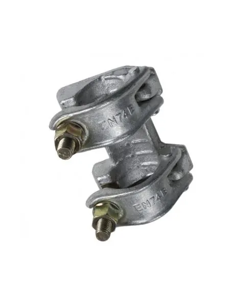Collier de Jonction LIS Galvanisé pour Tubes Ø48 mm | %EAN13%