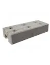 Base de hormigón LIS para panel de cerca