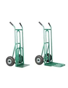 Carrello rinforzato LIS con ribaltabile e ruota antiforatura