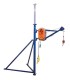 Argano elettrico LIS 300 kg con colonna e treppiede (cavo 30 m)