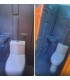 WC híbrido con inodoro y lavabo – Químico + red | %EAN13%